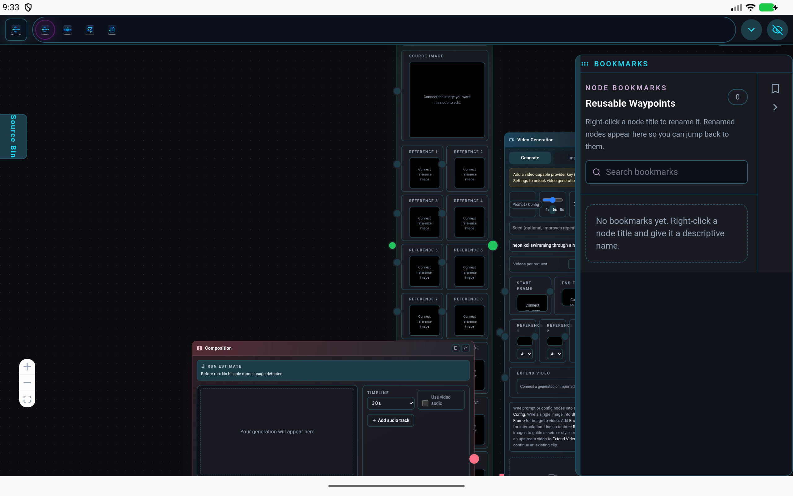 Flow workspace
